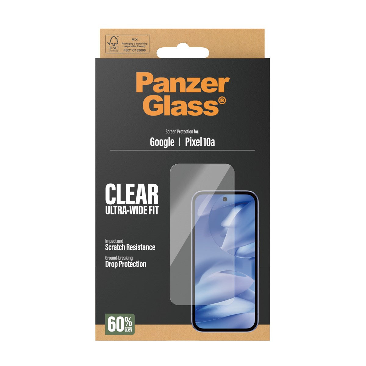 PanzerGlass® Screen Protector Google Pixel 10a 5G | Ultra-Wide Fit
